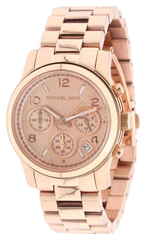 michael kors gold watch womens roman numerals|Michael Kors rose gold.